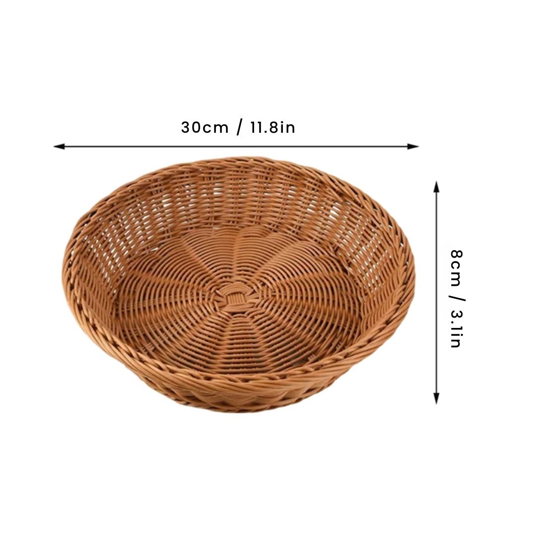 Vegetable Basket - Hand Woven Vegetable & Fruit Organizer for Kitchen