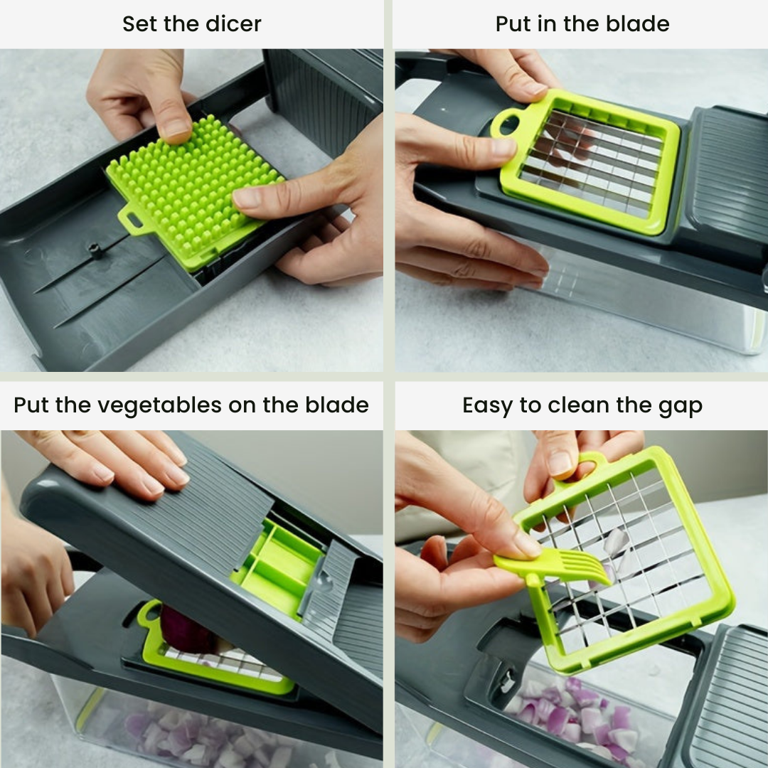 Vegetable Chopper-Easy To Clean