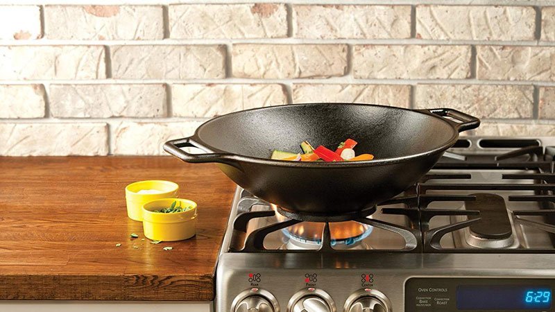 best oil to season carbon steel wok